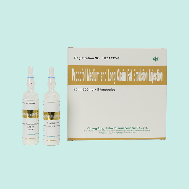 Injeção de propofol MCT/LCT